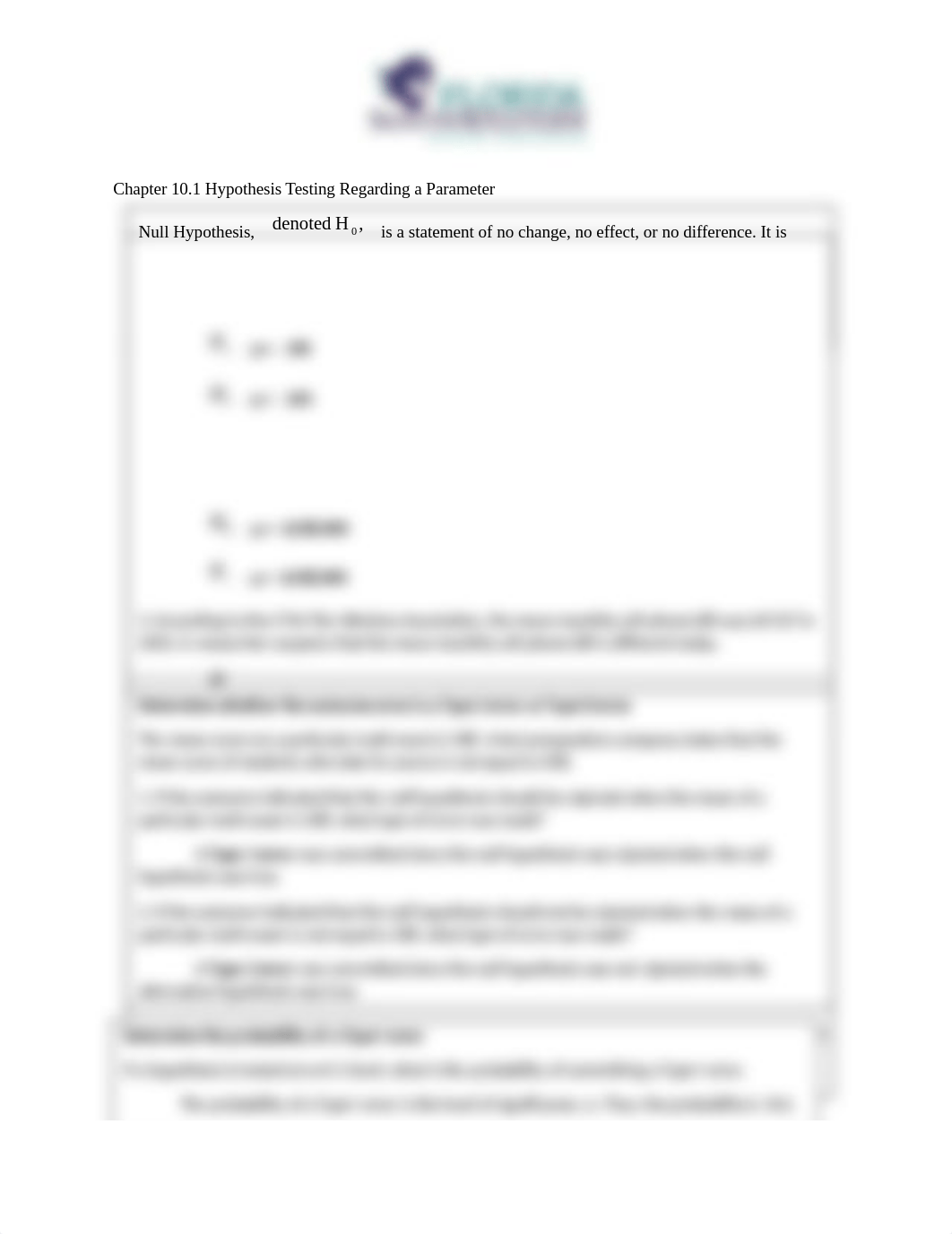 Chapter  10.1 Hypothesis Testing Regarding a Parameter_diy4m0mxxf5_page1