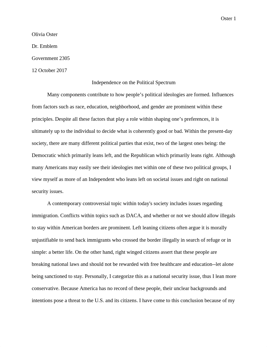 Political Spectrum Essay - Olivia Oster.docx_diy50nwyqyg_page1