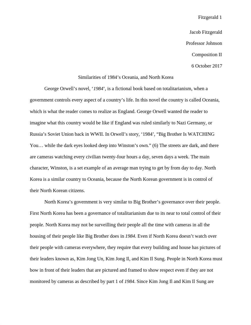 Similarities and differences of 1984 and North Korea.docx_diyhkdw74fg_page1