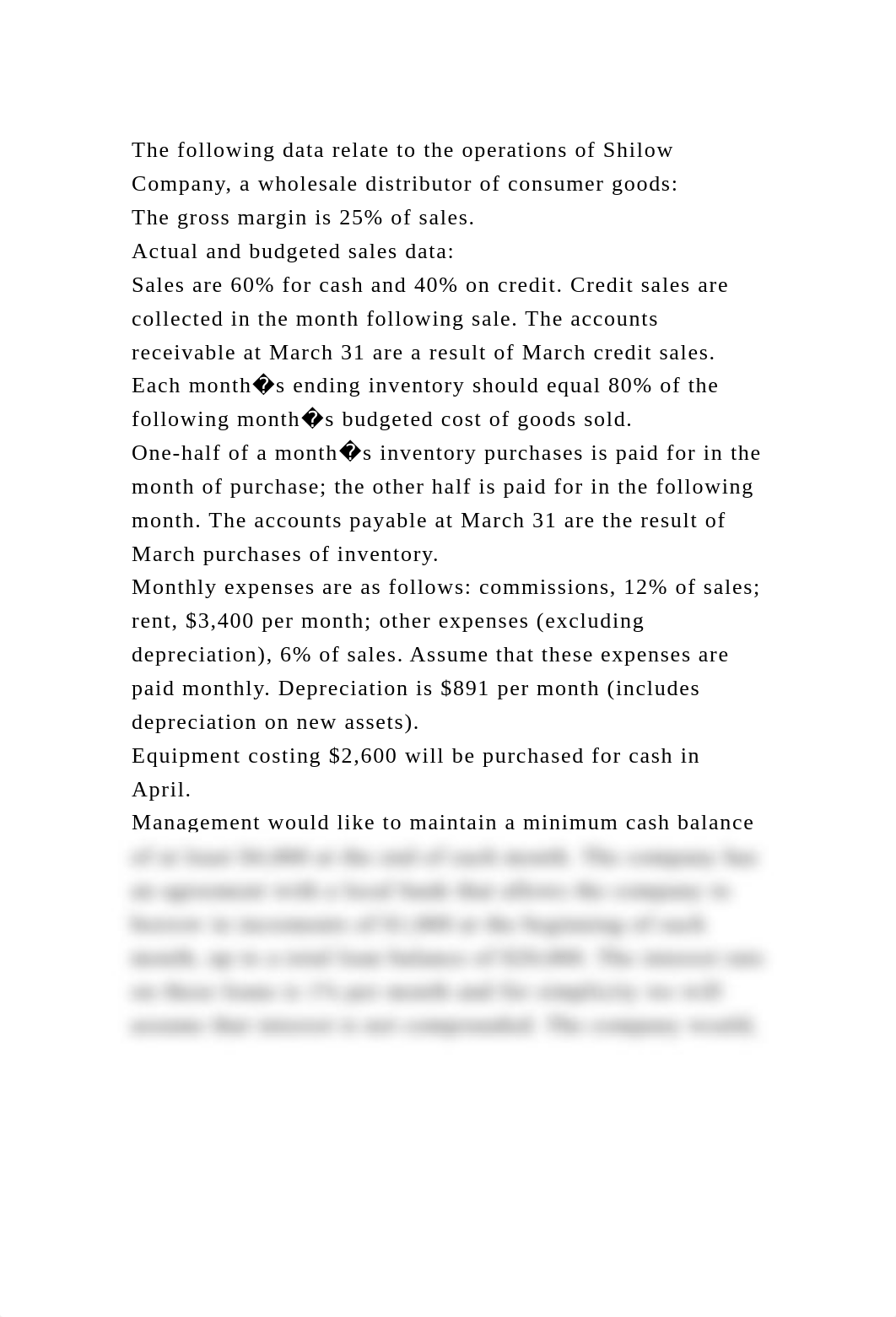 The following data relate to the operations of Shilow Company, a who.docx_diyl49l0kyf_page2