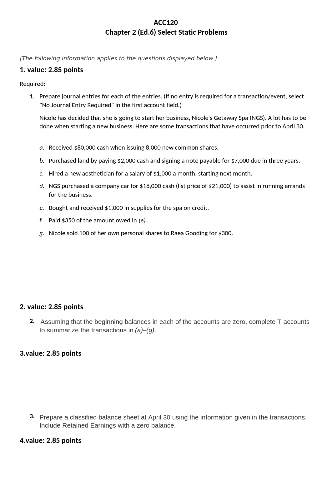 ACC120 Chapt 2 Select Static Problems without Answers.docx_diyoqwpvrp6_page1