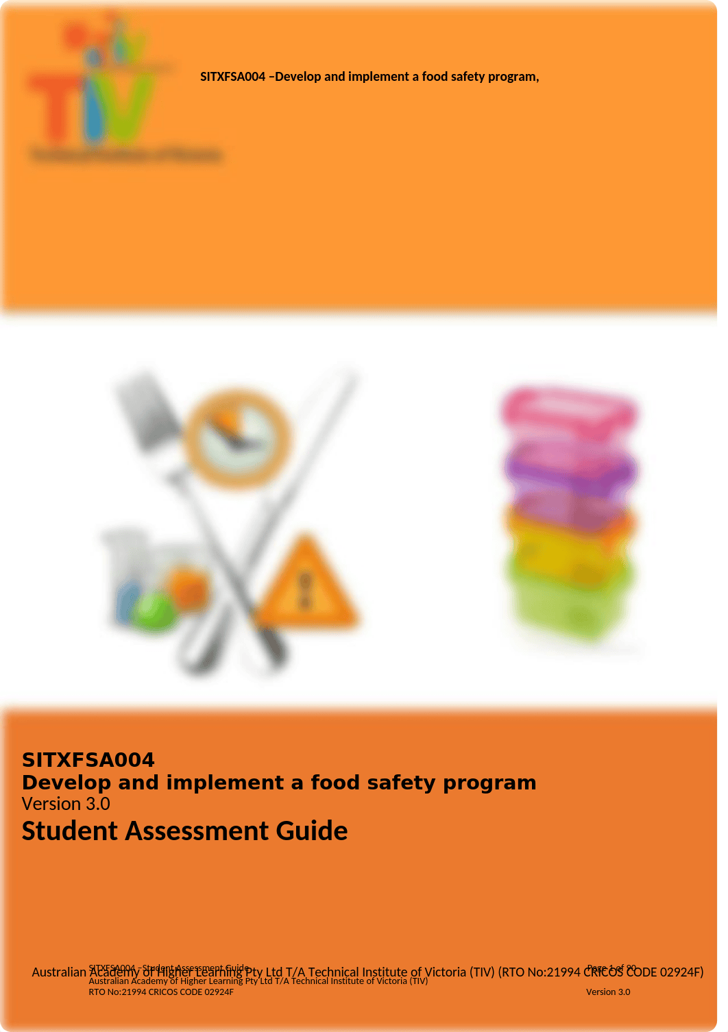 2.1_SITXFSA004 Develop and implement food safety program Student Ass Guide (2).docx_diz1l67enld_page1