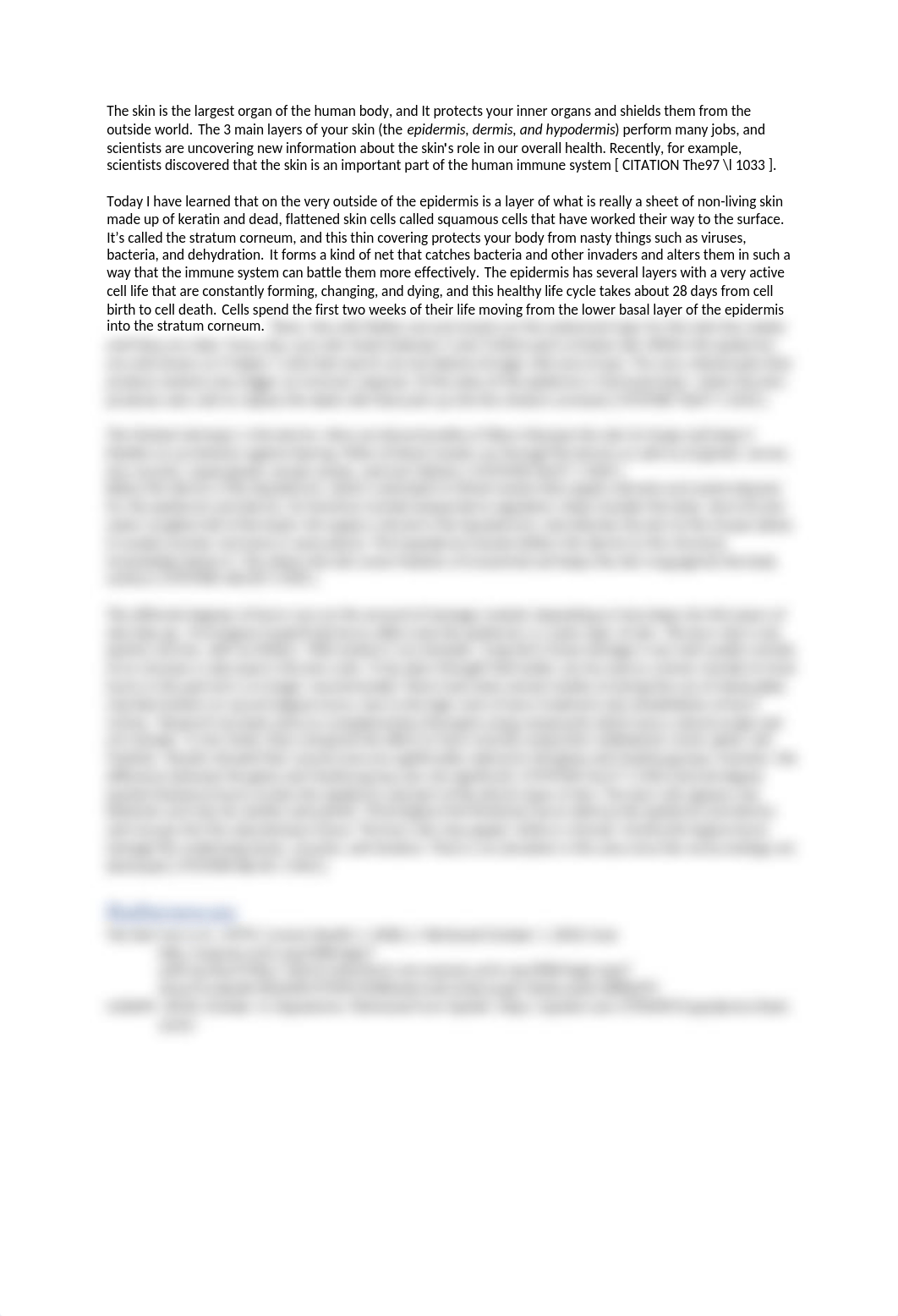 The skin is the largest organ of the human body.docx_diz5p3opaxr_page1