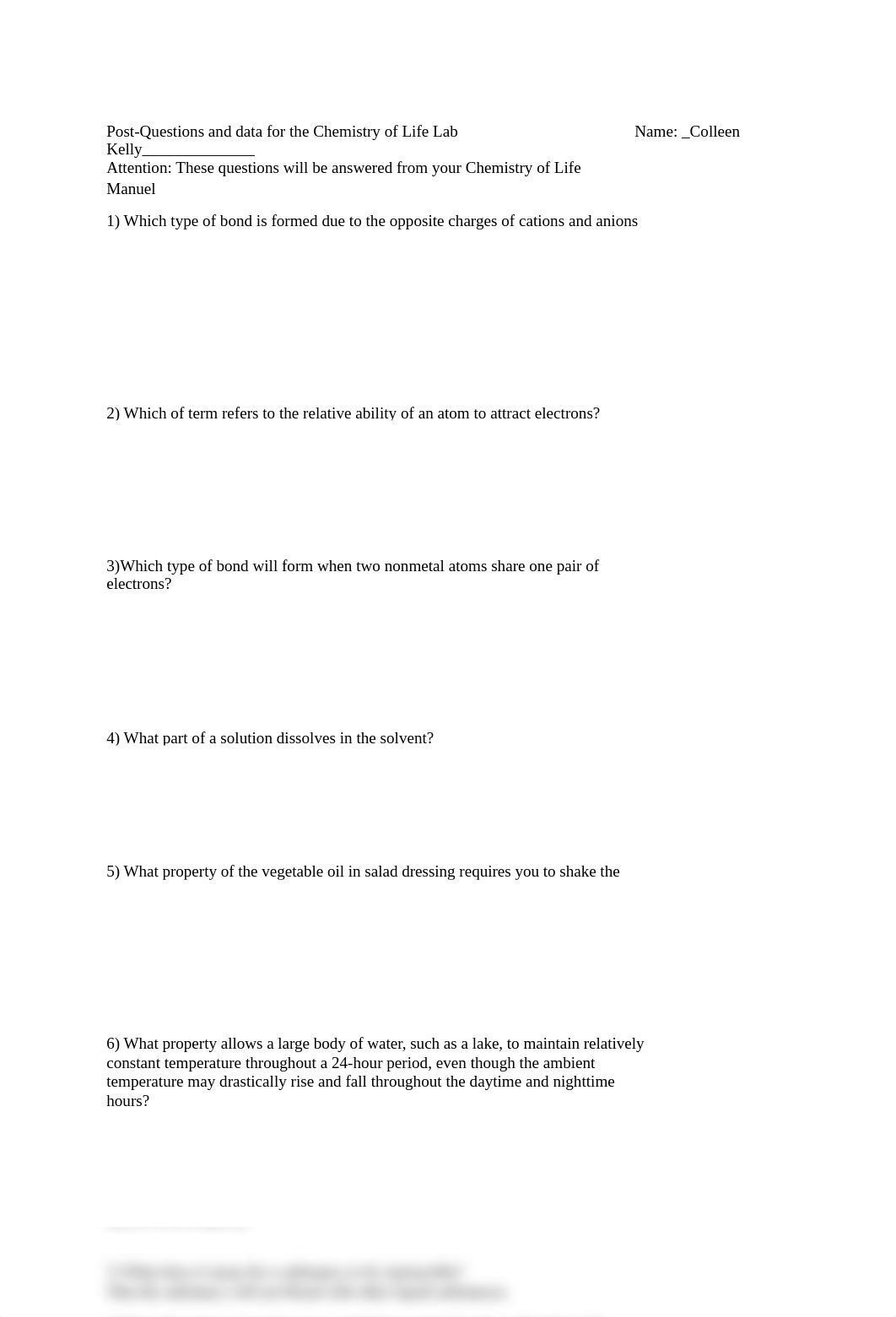 Chemisty of Life- Post lab questions and data 1.docx_diz6j3kqx1u_page1