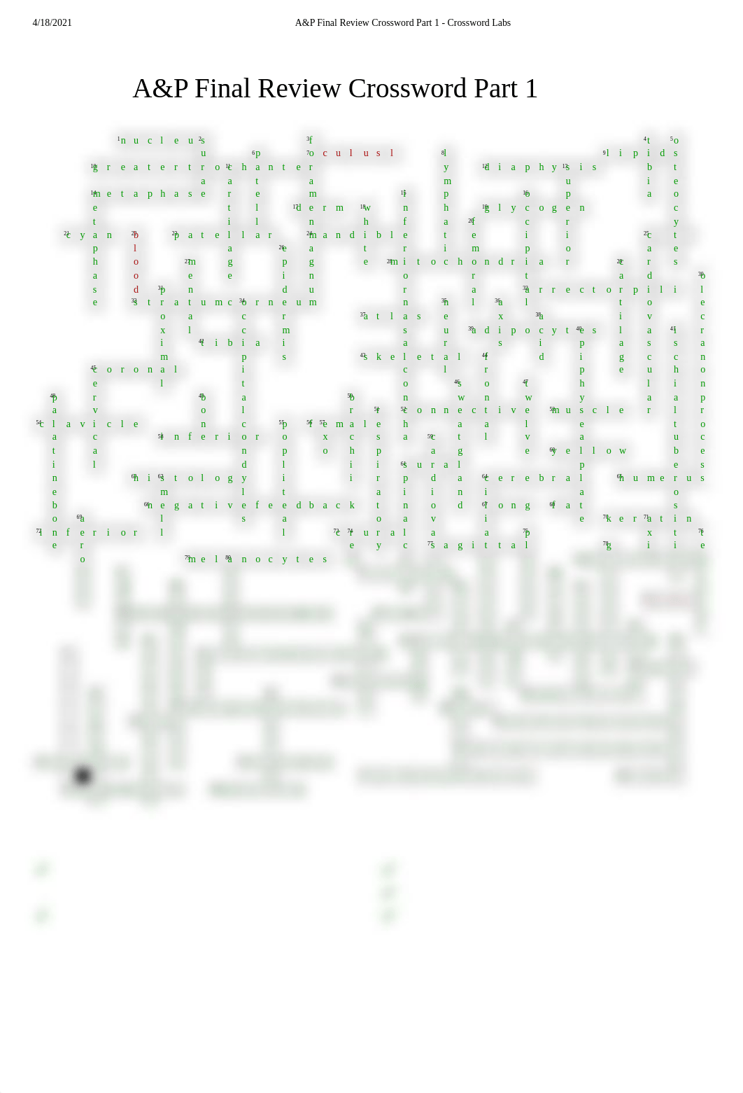 A&P Final Review Crossword Part 1 - Crossword Labs.pdf_dizjp8qsgl4_page1