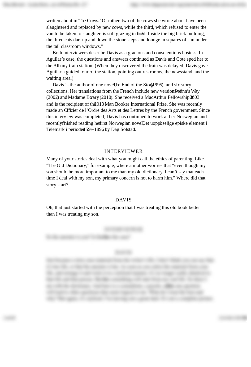 Paris Review - Lydia Davis, Art of Fiction No. 227 (1).pdf_dizkg483cah_page2