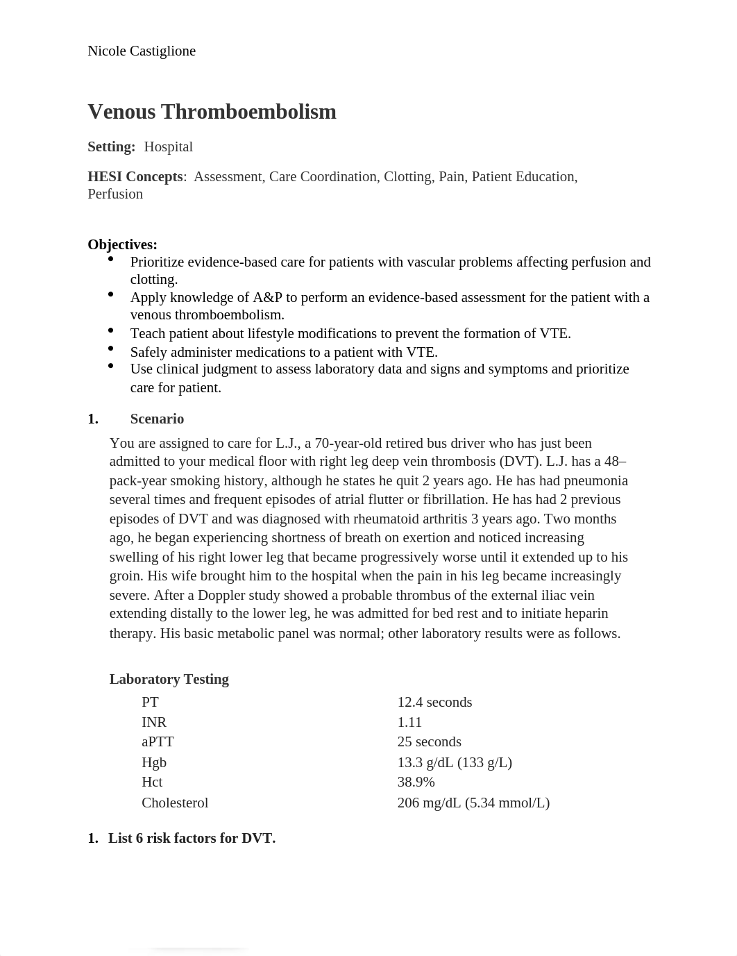 Venous Thromboembolism - Case Study.docx_diznldvomsy_page1