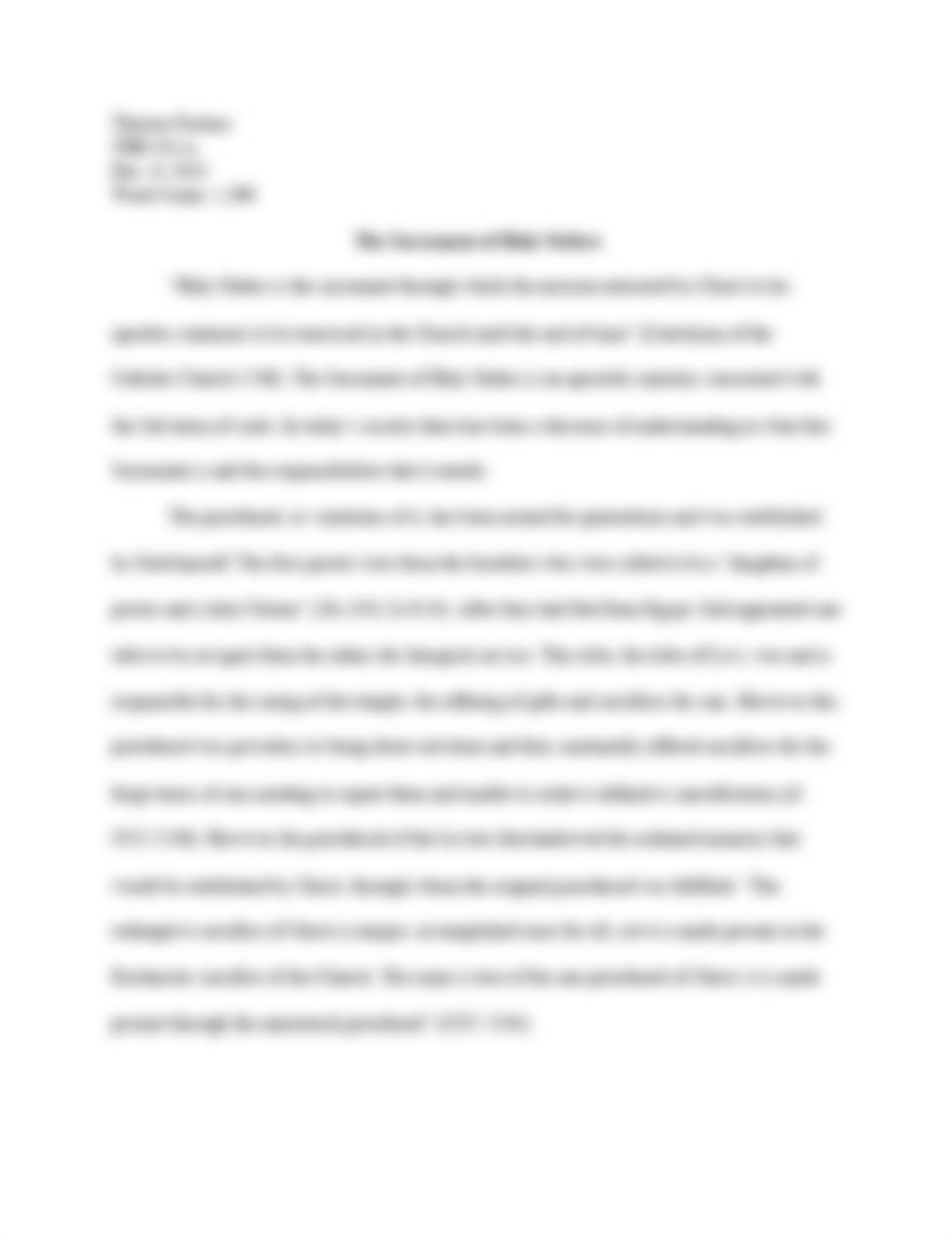 Holy Orders Essay.pdf_dizrwf3xzvu_page1