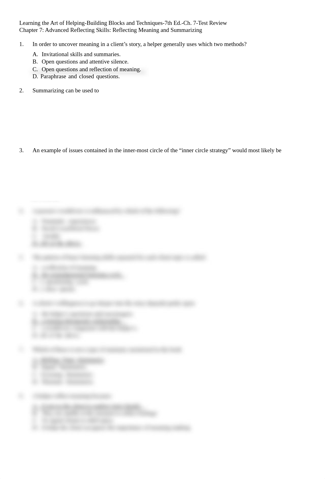 Learning the Art of Helping-Building Blocks and Techniques-7th Ed.-Ch. 7-Test Review.pdf_dj02xdgiatd_page1