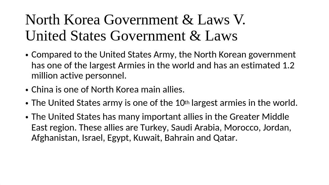 North Korea Government & Laws V. Uunited States Governement.pptx_dj05sr8opz9_page4