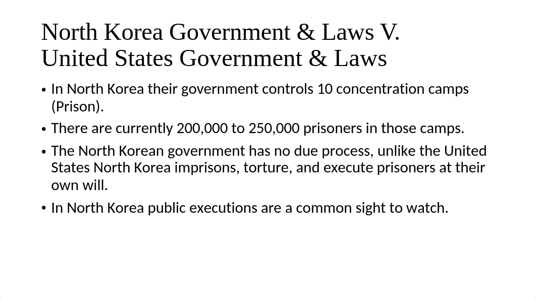 North Korea Government & Laws V. Uunited States Governement.pptx_dj05sr8opz9_page3