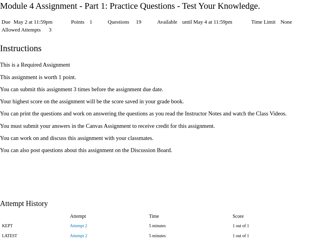 Nicholas Module 4 Assignment - Part 1 Practice Questions - Test Your Knowledge (2nd Attempt).pdf_dj08p8ourx2_page1