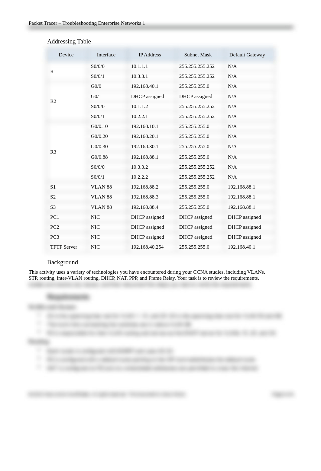 8.2.4.12 Packet Tracer - Troubleshooting Enterprise Networks 1 Instructions.docx_dj0ilydbmkj_page2