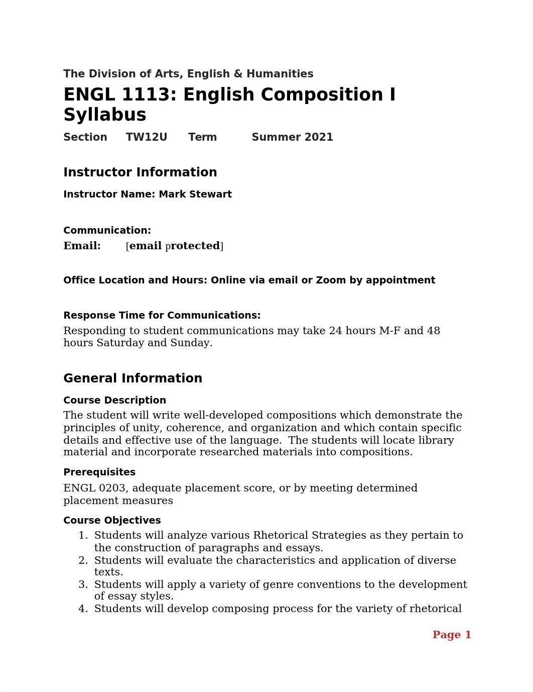 ENGL 1113 Course Syllabus Summer 21 TW12U.docx_dj0pam5suy4_page1