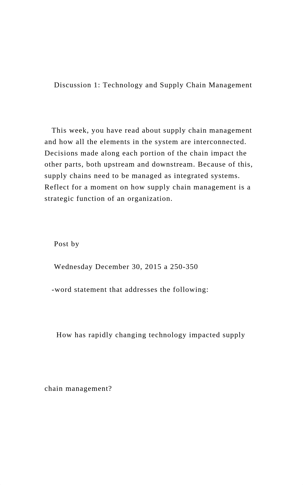 Discussion 1 Technology and Supply Chain Management   .docx_dj0t8revg5s_page2