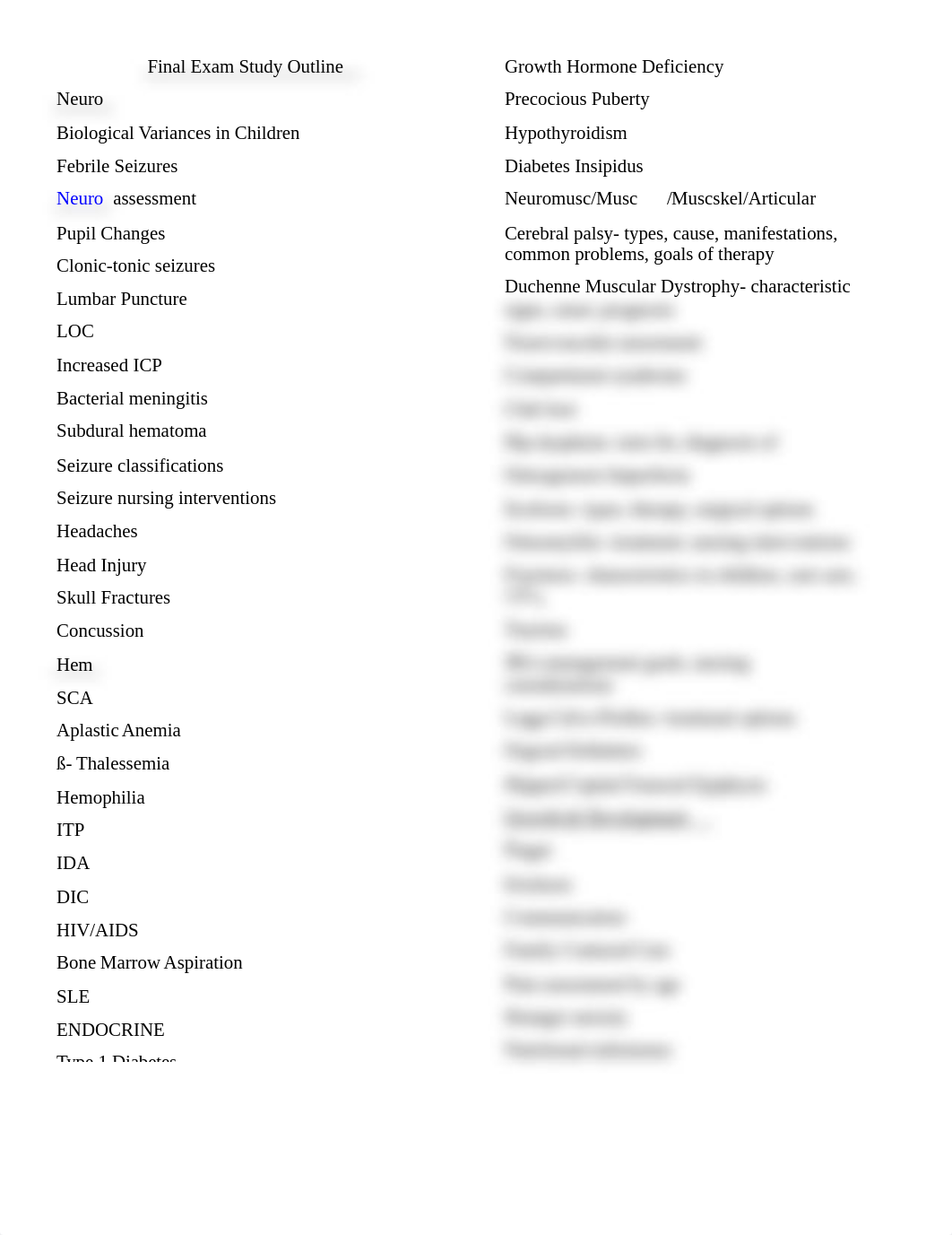 Peds - Final Exam Blueprint.docx_dj14lah0d21_page1