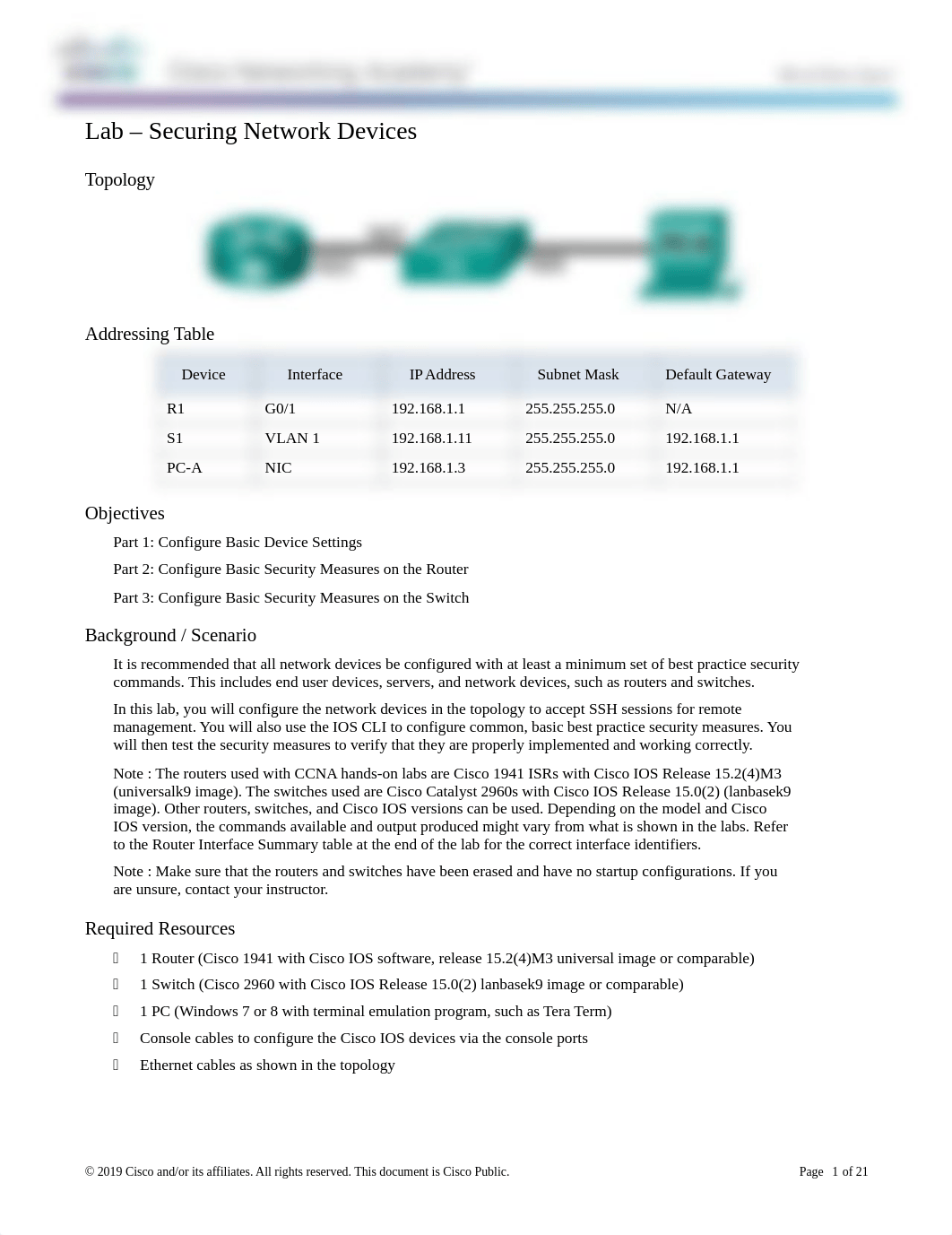 11.2.4.8 Lab - Securing Network Devices.docx_dj1aba17sn0_page1