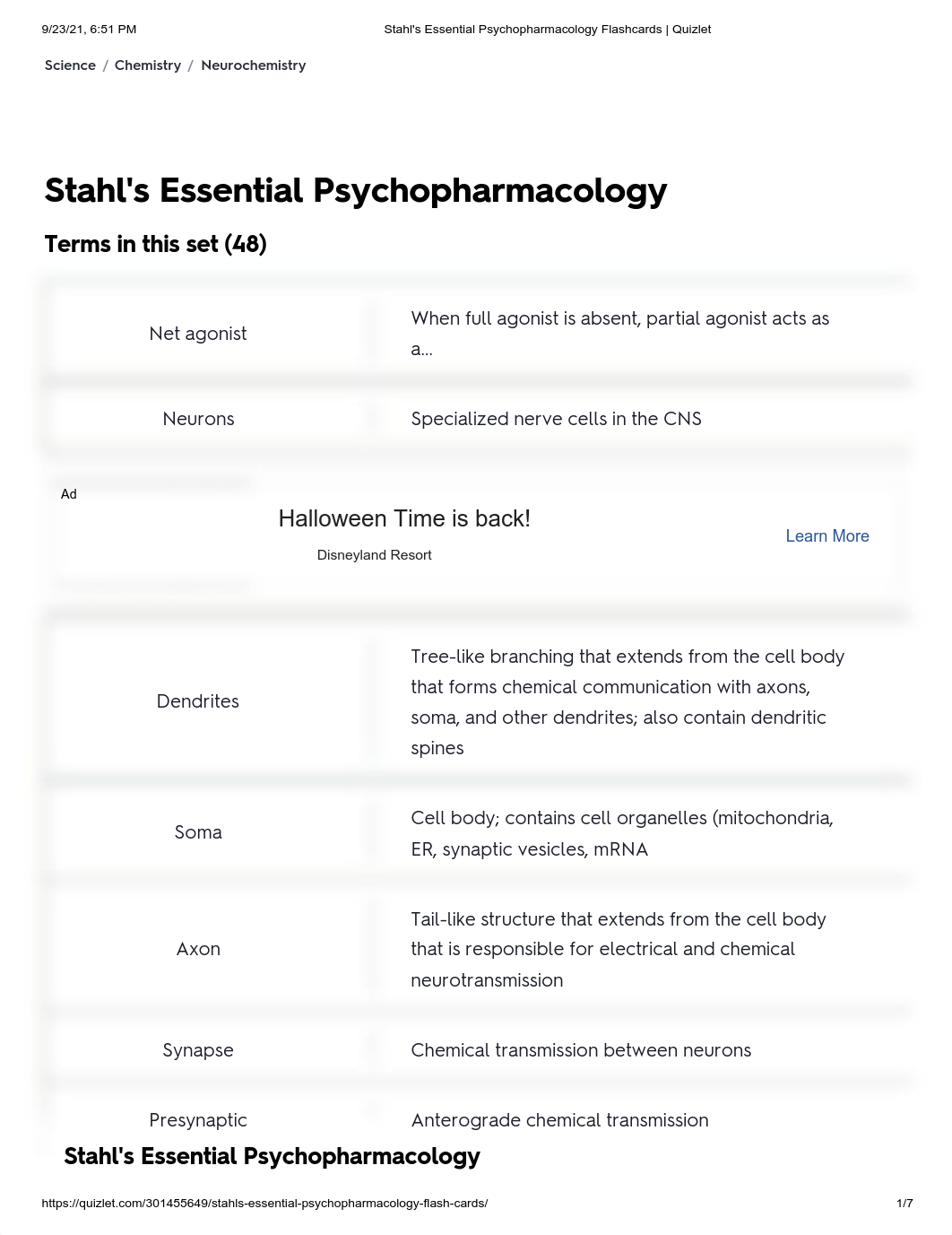 Stahl's Essential Psychopharmacology Flashcards _ Quizlet.pdf_dj1c79ev90e_page1