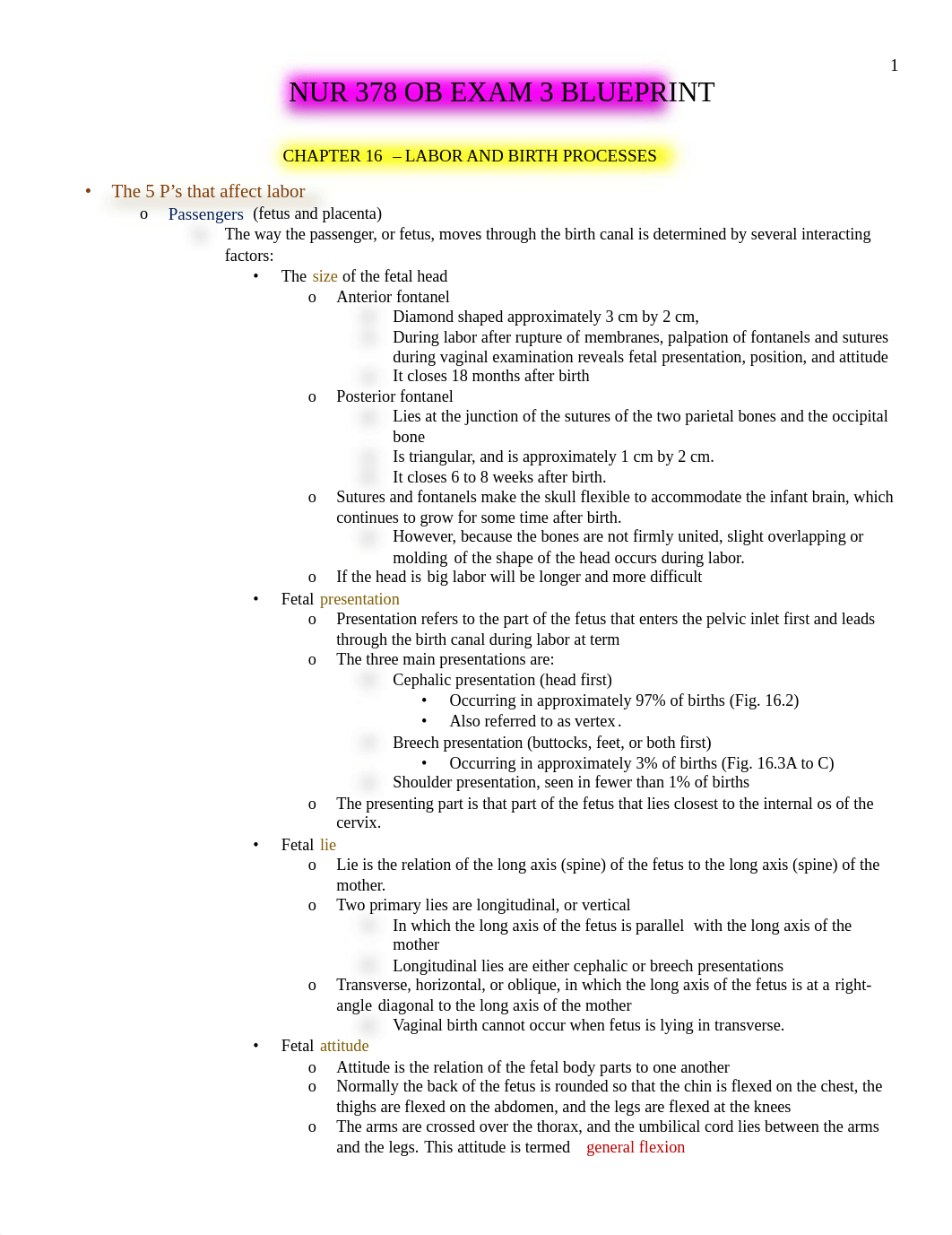 NUR 378 OB EXAM 3 BLUEPRINT.pdf_dj1g6lzme8c_page1