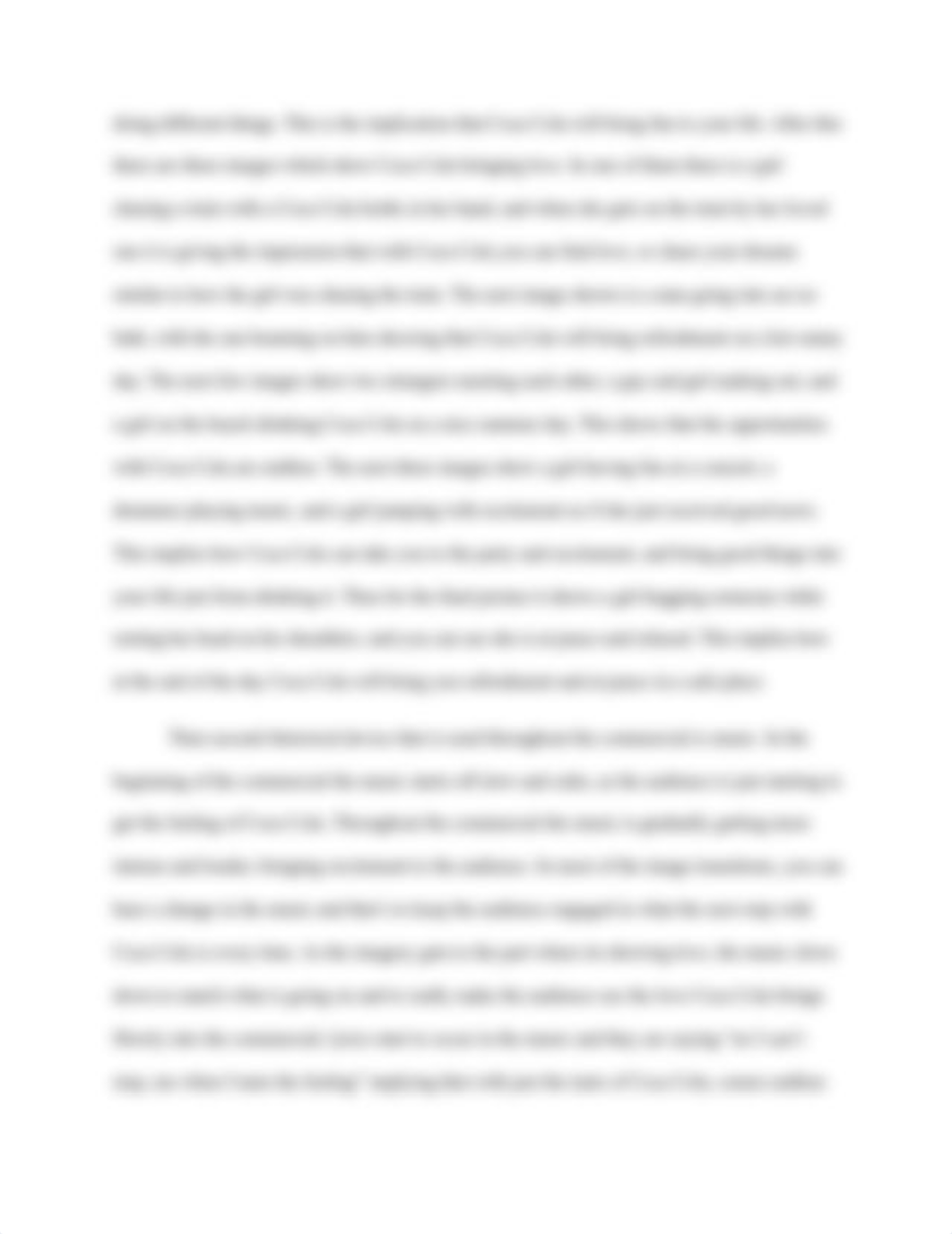 Rhetorical Analysis Final Draft - Coca Cola Taste the Feeling - Anthony Kesto.docx_dj1ufhvme3w_page2