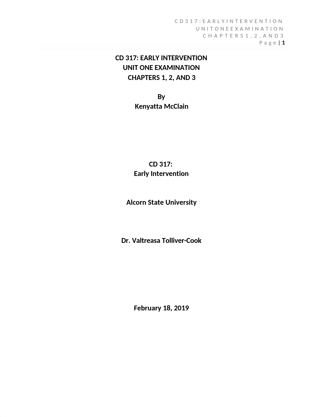 CD 317 EARLY INTERVENTION UNIT ONE EXAM.docx_dj1yrfudam5_page1