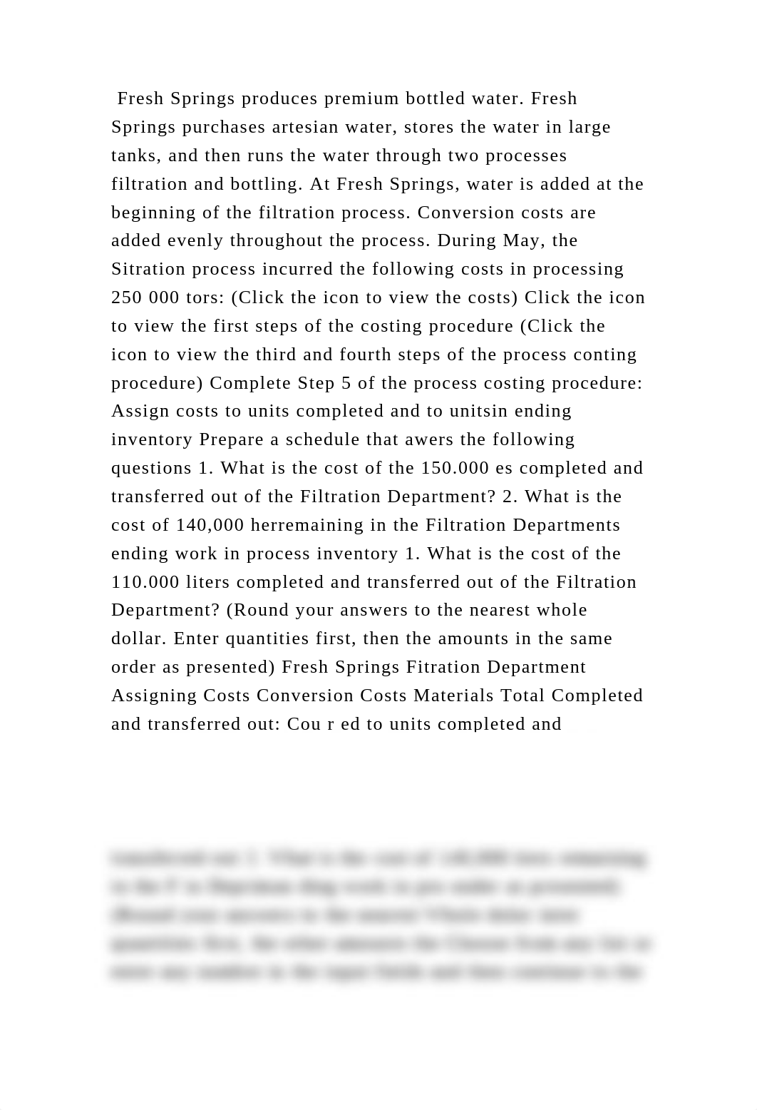 Fresh Springs produces premium bottled water. Fresh Springs purchases.docx_dj2atghvsd2_page2