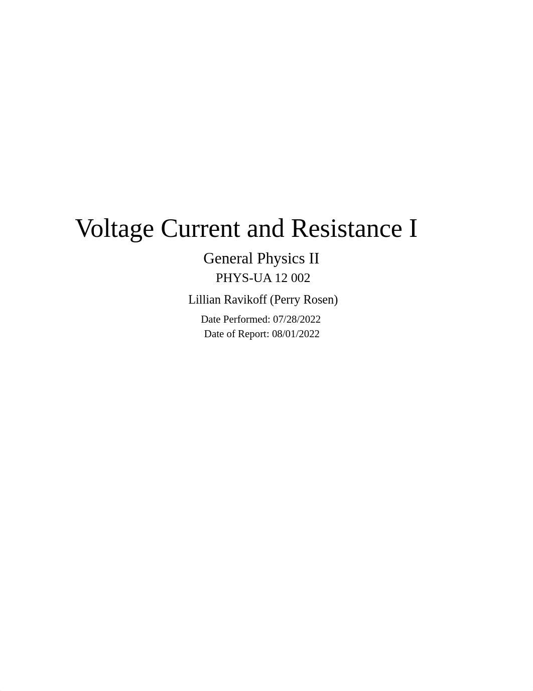 Voltage Current and Resistance I Lab Report.pdf_dj2cpg508by_page1