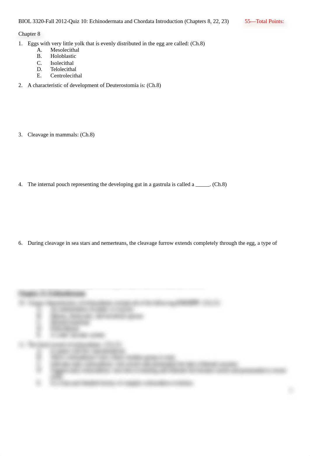 3320-Quiz 10-Echinodermata Chordata Intro 2020(1) (1).docx_dj2ygnzo56w_page1