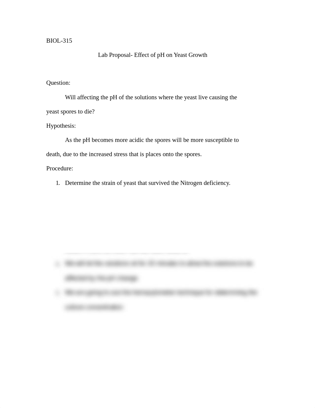 Indepent Lab Proposal to Assess Effect of pH on Yeast Growth_dj32jaenism_page1