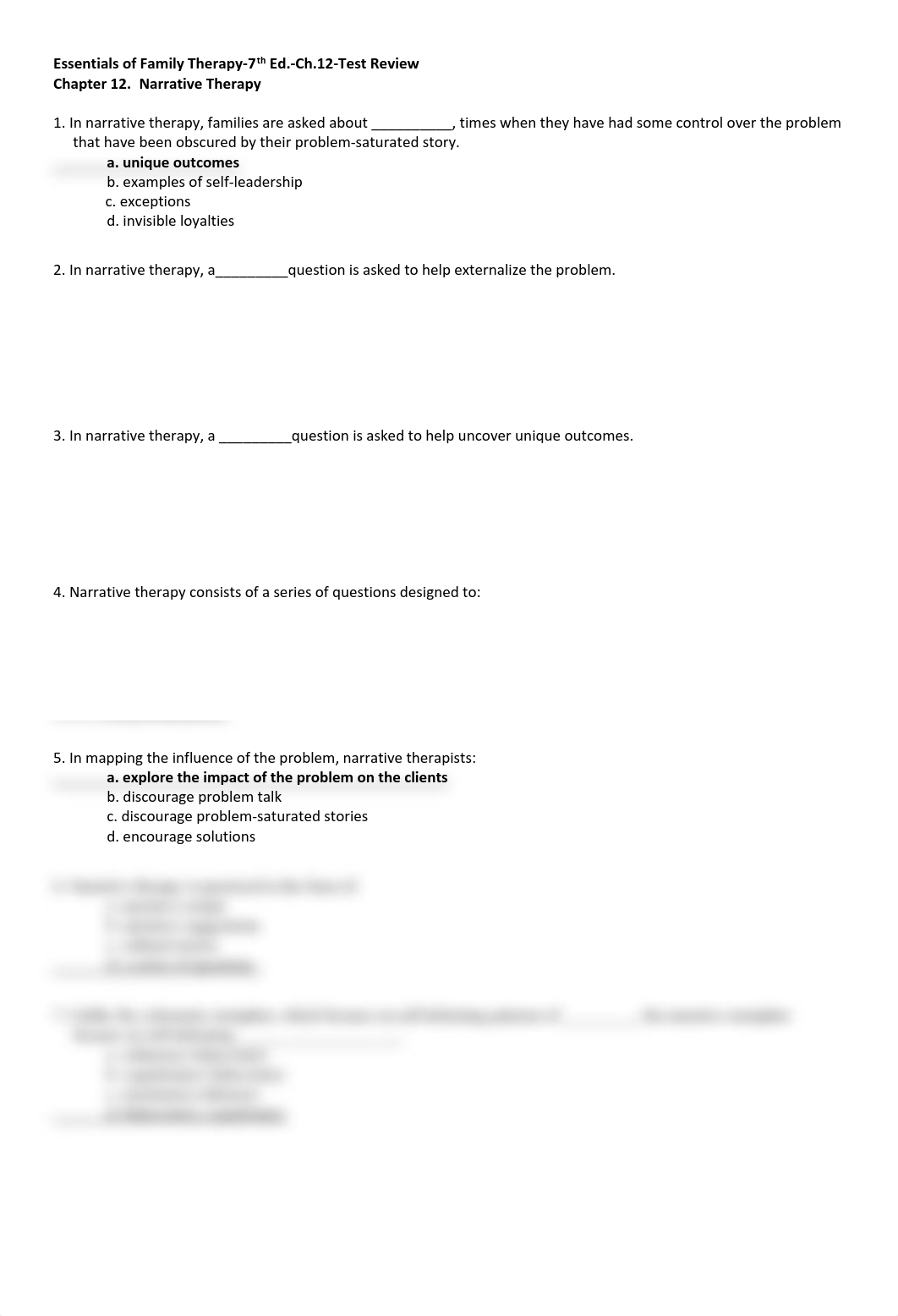 Essentials of Family Therapy-7th Ed.-Ch.12-Test Review.pdf_dj39sl925jf_page1