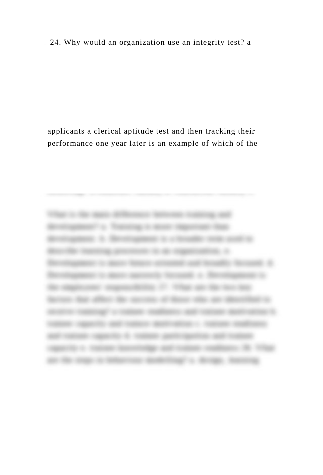 24. Why would an organization use an integrity test a because even t.docx_dj3hiu84k1c_page2