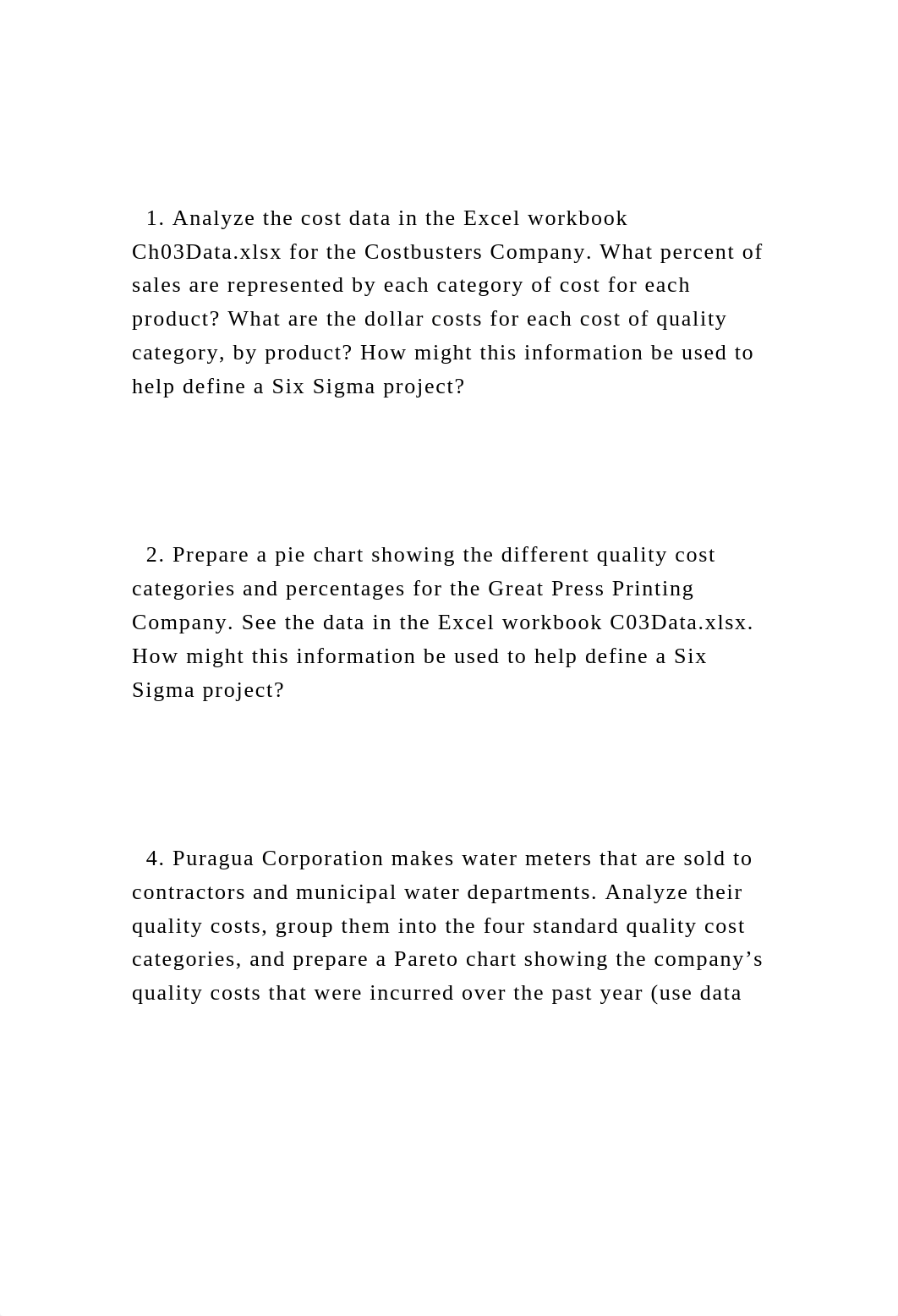 1. Analyze the cost data in the Excel workbook Ch03Data.xlsx fo.docx_dj3nj9idd1l_page2