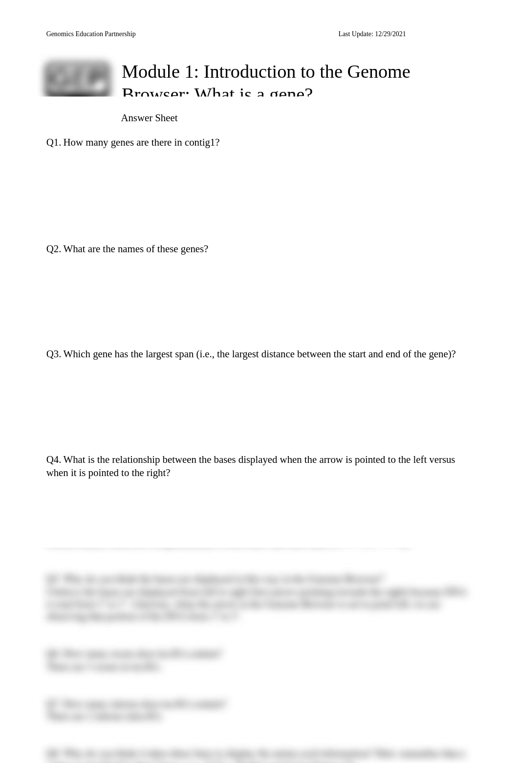 Module 1: What is a Gene Answer Sheet - Dianelee Rivera Sandoz.pdf_dj3pxkgf84e_page1