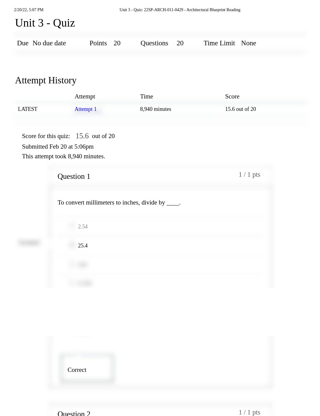 Unit 3 - Quiz_ 22SP-ARCH-011-0429 - Architectural Blueprint Reading.pdf_dj3sttg4wi7_page1