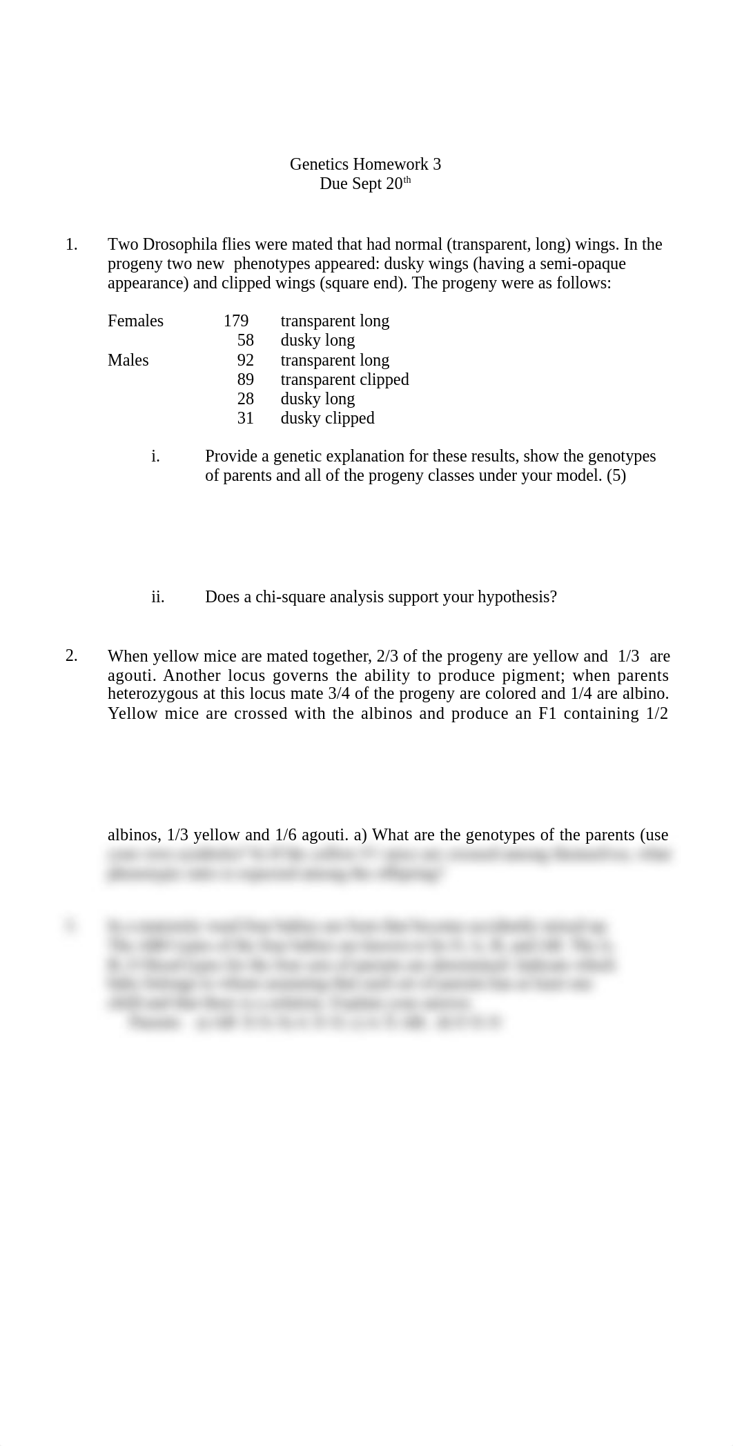 Genetics Homework 4_dj3y48mkrek_page1