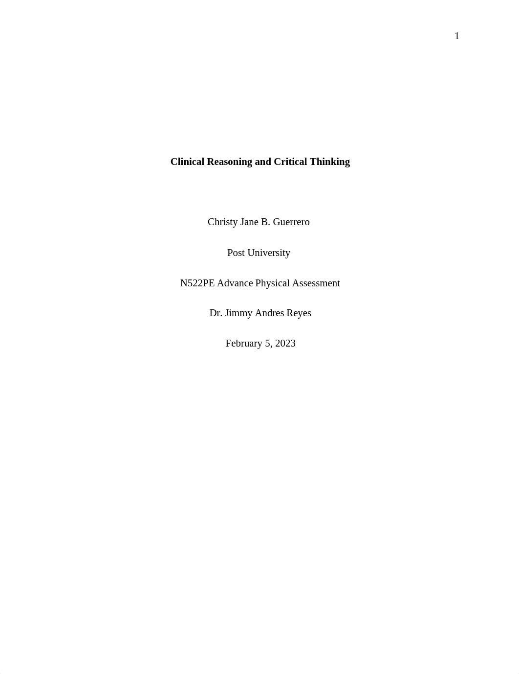 Clinical Reasoning and Critical Thinking.docx_dj43dhdc6tq_page1