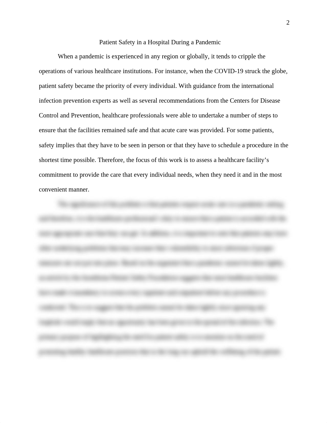 Patient Safety in a Hospital During a Pandemic.docx_dj4609y7mtn_page2