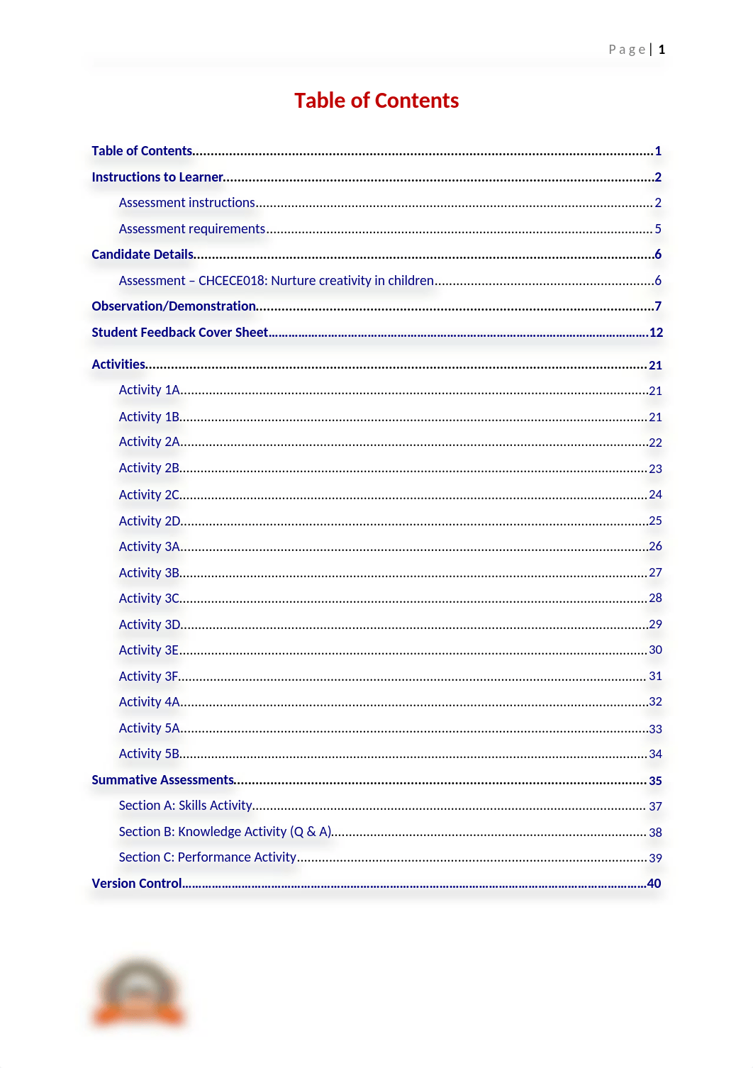 CHCECE018 Learner Workbook V5.0_89ce930f531bc0e7f52f7421e8246647.doc_dj482nyvv3v_page2