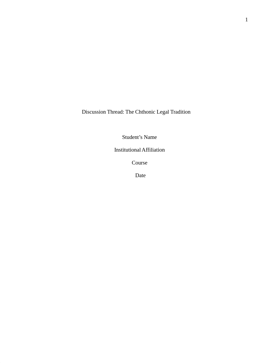 Discussion Thread_The Chthonic Legal Tradition.docx_dj4ejxcurf9_page1