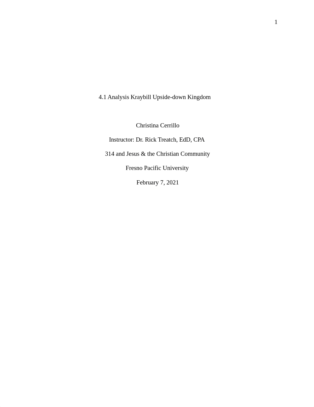 4.1 Analysis Kraybill Upside-down Kingdom.docx_dj4ng83i9i9_page1