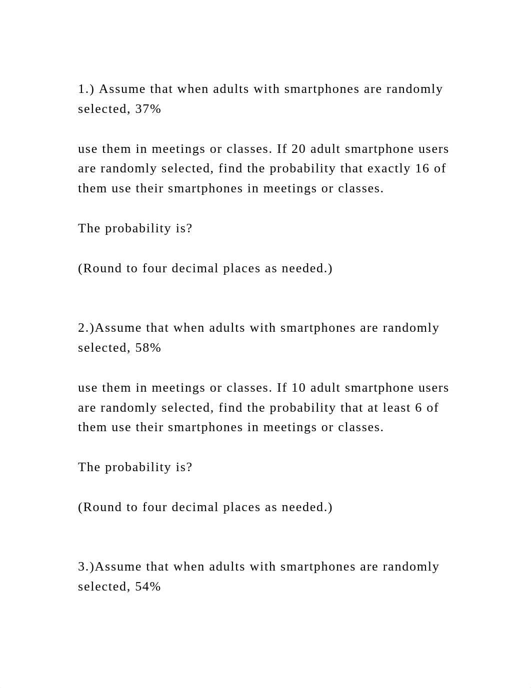 1.) Assume that when adults with smartphones are randomly​ selected,.docx_dj4xugqs9wz_page2