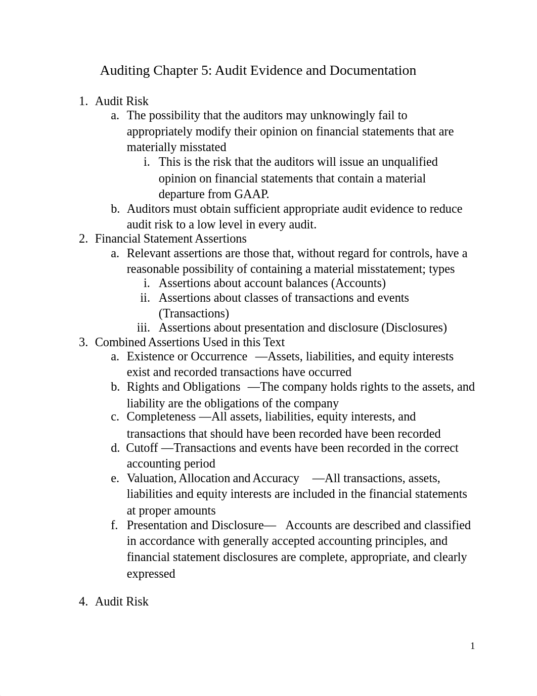 Auditing Chapter 5 Audit Evidence and Documentation.docx_dj52w3ng730_page1