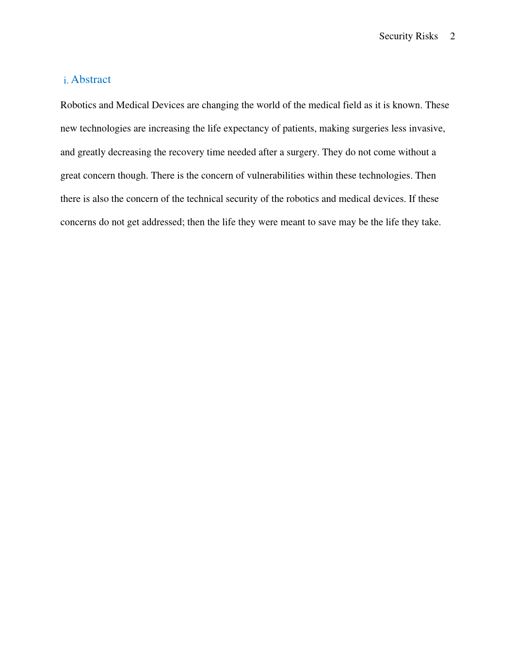 Security Risks of Utilizing Robotics and Medical Devices in the Medical Profession.pdf_dj58w24nli8_page2