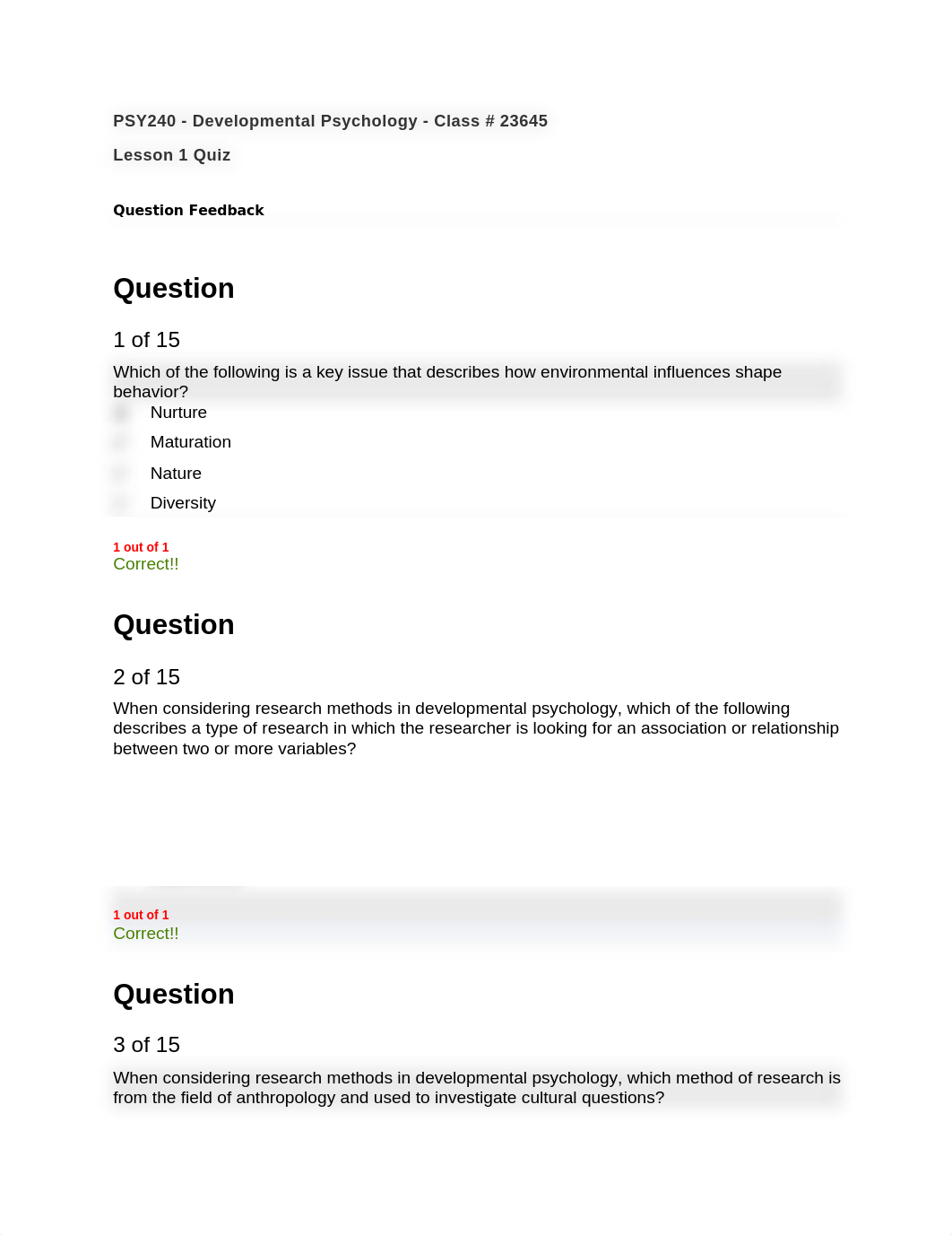 PSY240 - Developmental Psychology  lesson 1 quiz.docx_dj5b33lh137_page1