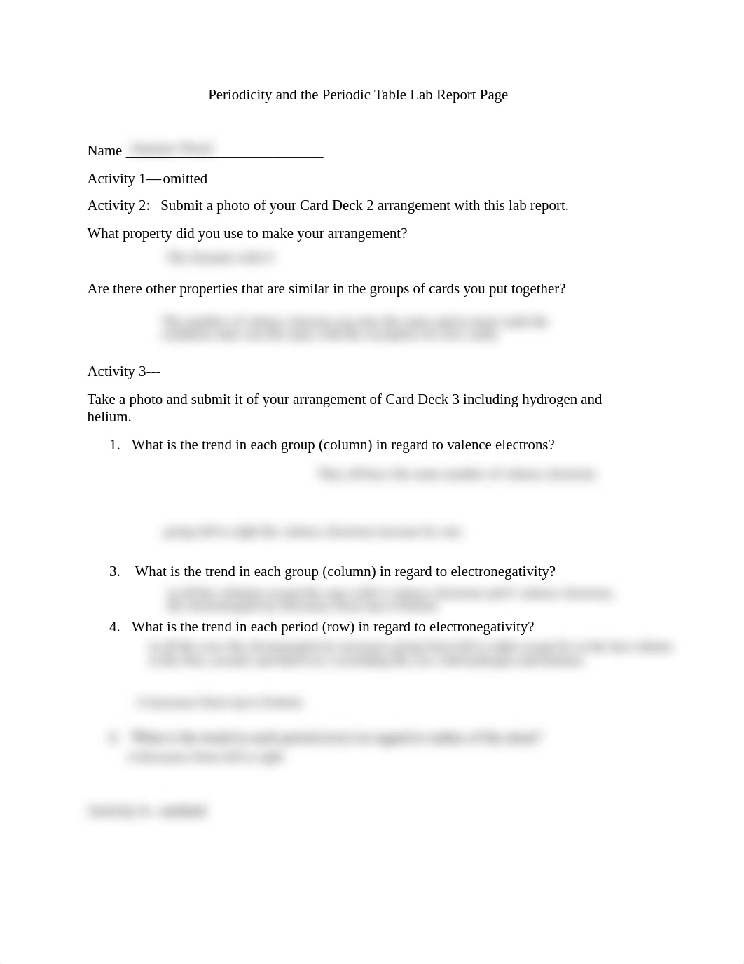 Periodicity and the Periodic Table Lab Report Page - Summer Wood.pdf_dj5mrvmgkem_page1