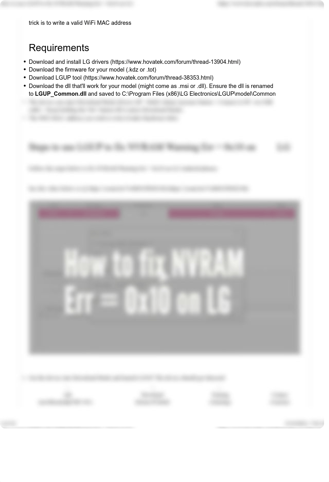 How to use LGUP to fix NVRAM Warning Err = 0x10 on LG.pdf_dj64o5f17a2_page2