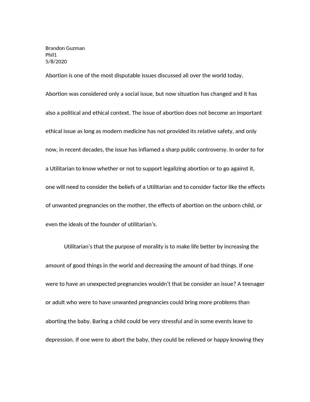 utilitarian's pro abortion.docx_dj67vnd4ioc_page1