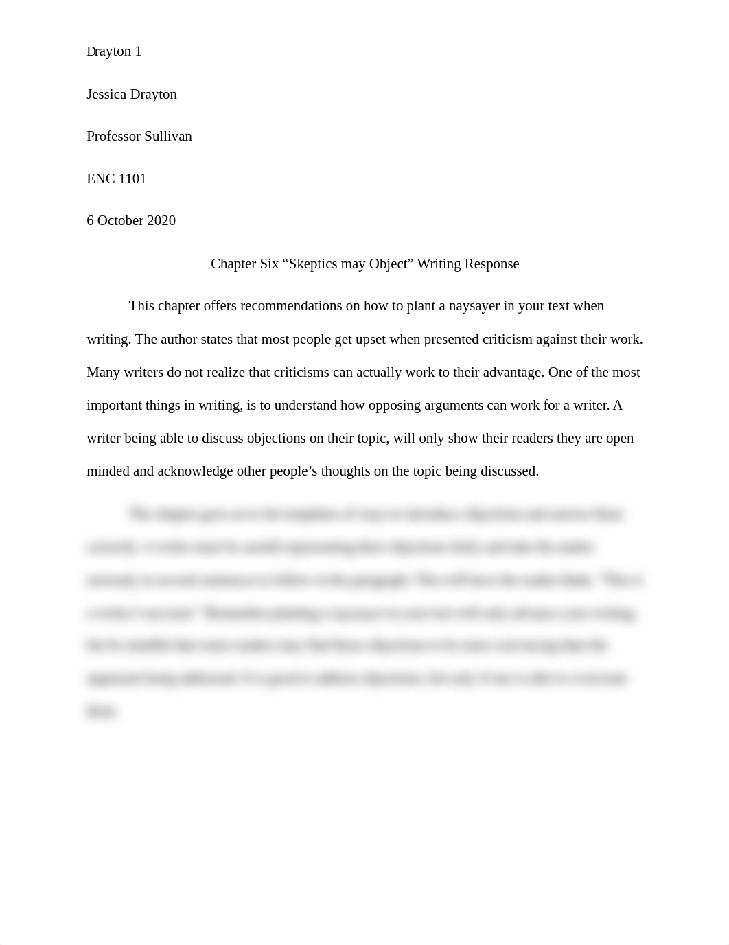 They say, I say Chapter 6 Writing Response-Drayton .docx_dj68r3y1ej4_page1