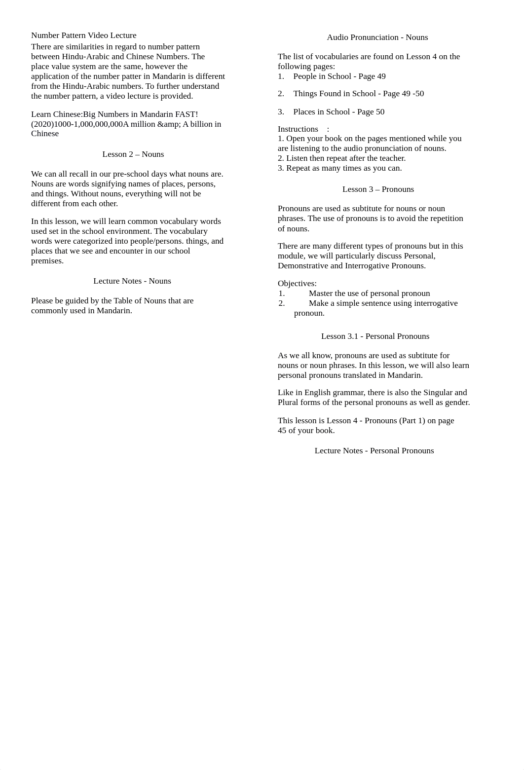 #Module 3 - Learning Numbers, Nouns, and Pronouns.docx_dj69suduf6n_page2