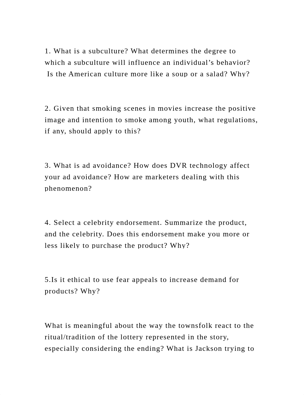 1. What is a subculture  What determines the degree to which a subc.docx_dj6mda1wg44_page2